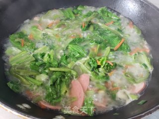 火腿肠糊涂面的做法步骤：9