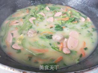 火腿肠糊涂面的做法步骤：10