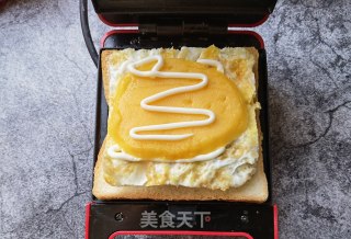 芒果鸡蛋三明治的做法步骤：10