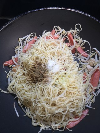 炒面的做法步骤：5