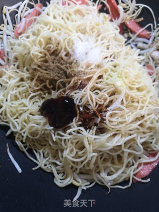 炒面的做法步骤：6