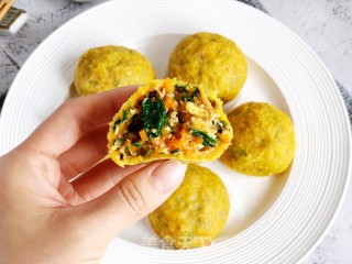 简易菜团子的做法步骤：8