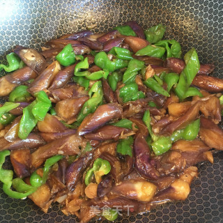 青椒烧茄子的做法步骤：8