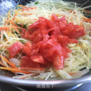茄汁炒土豆丝的做法步骤：6