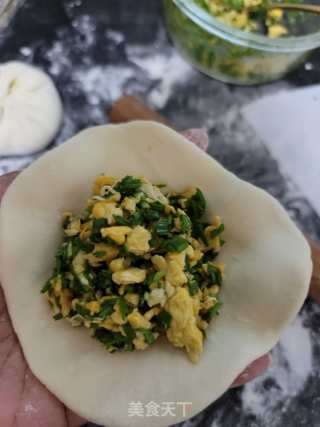 韭菜鸡蛋饼的做法步骤：10