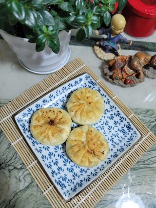 韭菜鸡蛋饼的做法步骤：16