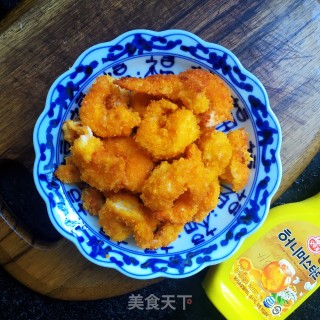 黄金虾球的做法步骤：9