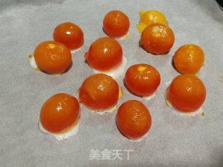 螺旋栗蓉蛋黄酥的做法步骤：6