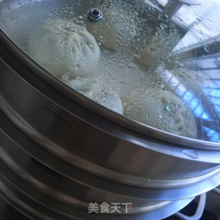 韭菜粉条素包子的做法步骤：12