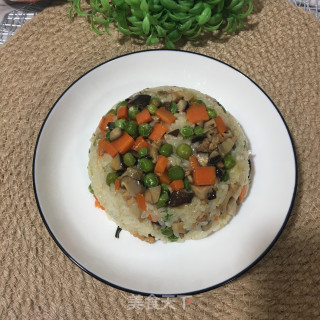 时蔬肉丁糯米饭的做法步骤：19