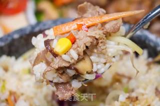 章鱼水煎汁蟹籽饭料理的做法步骤：6