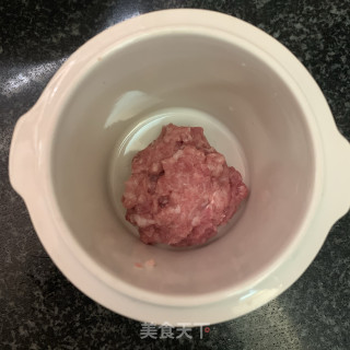 肉末窝蛋炖汤的做法步骤：2