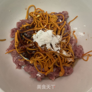 虫草花蒸肉末的做法步骤：4