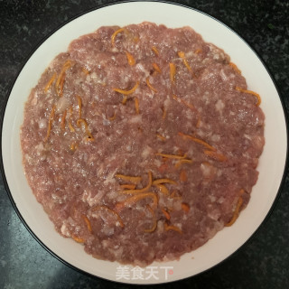 虫草花蒸肉末的做法步骤：6