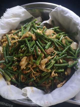 蒸面条  豆角版的做法步骤：10
