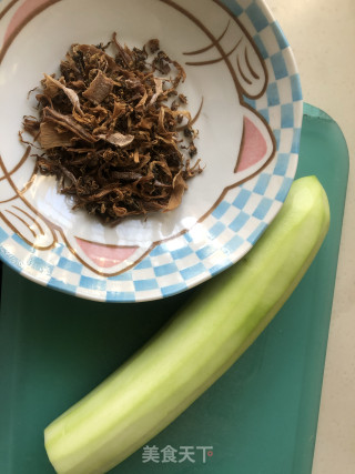 夜开花干菜汤的做法步骤：1