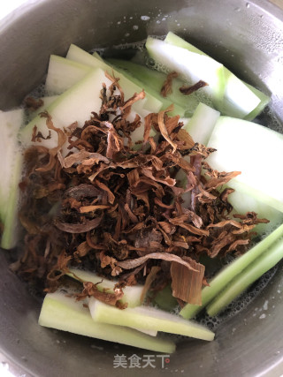 夜开花干菜汤的做法步骤：4