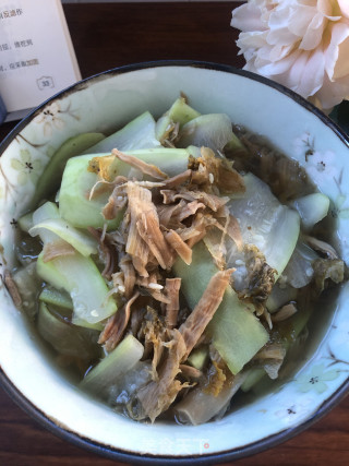 夜开花干菜汤的做法步骤：5
