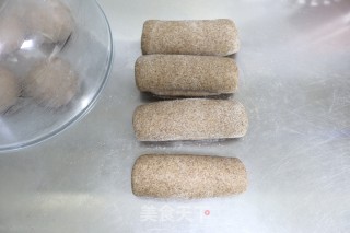 黑全麦老面吐司&盐卷的做法步骤：8