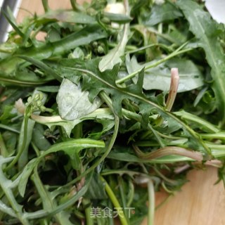 肉末炒苦菜的做法步骤：2