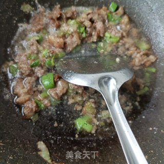 肉末炒苦菜的做法步骤：11