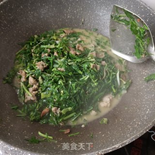 肉末炒苦菜的做法步骤：18