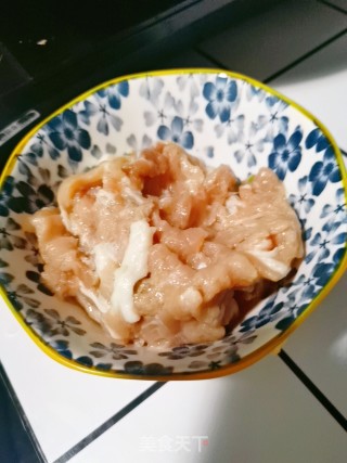 青椒炒肉的做法步骤：4