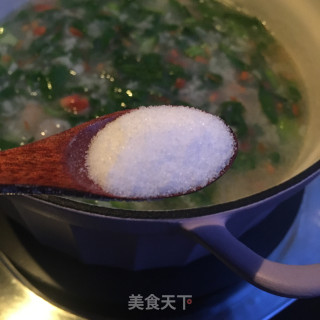 虾仁青菜粥的做法步骤：8