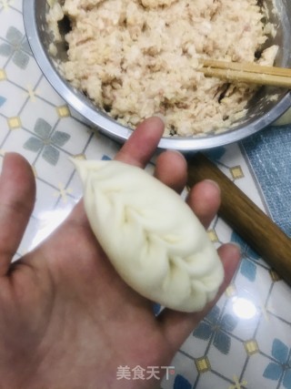 春笋鲜肉包的做法步骤：11