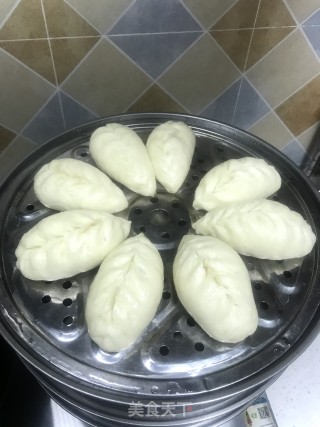 春笋鲜肉包的做法步骤：16