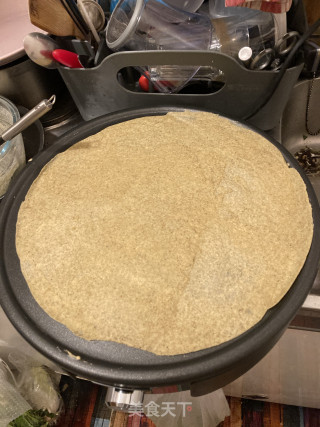 菜煎饼的做法步骤：9