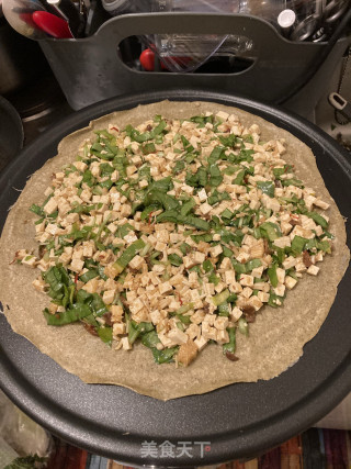 菜煎饼的做法步骤：11