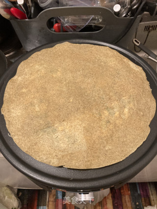 菜煎饼的做法步骤：12