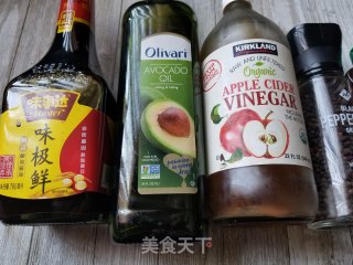 蔬菜沙拉油醋汁的做法步骤：1