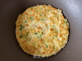 胡萝卜香葱鸡蛋煎饼的做法步骤：12