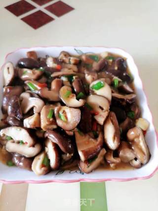 炒香菇的做法步骤：7