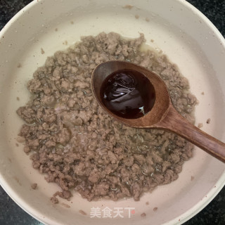 蒜苔炒肉末的做法步骤：4