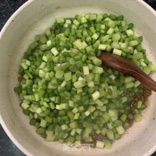 蒜苔炒肉末的做法步骤：6