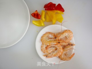 花环虾仁蔬菜沙拉❗️低脂瘦身的做法步骤：5