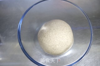 黑全麦老面二次发酵吐司的做法步骤：7