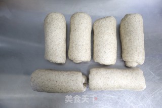 黑全麦老面二次发酵吐司的做法步骤：10