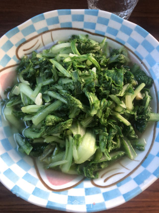 蒜泥炒小菜的做法步骤：4