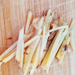 蒜苗炒烤鸭的做法步骤：4