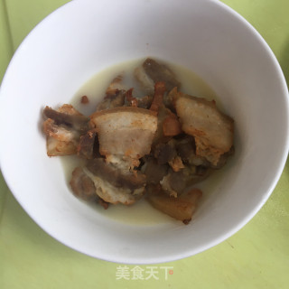肉片炒蒜苔的做法步骤：2