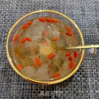桃胶银耳羹的做法步骤：9