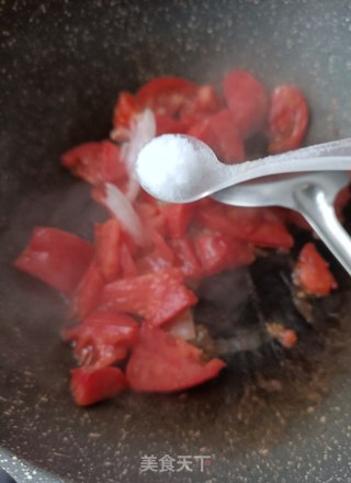肉丸番茄汤粉的做法步骤：12