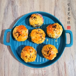 紫薯芝士球的做法步骤：9