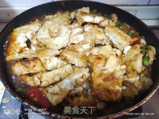 家常烧豆腐的做法步骤：9