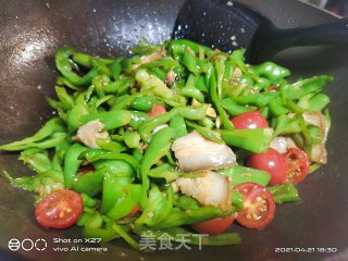 五花肉炒青椒的做法步骤：9