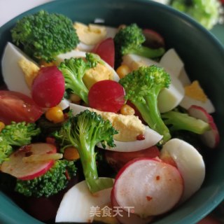 西兰花鸡蛋沙拉的做法步骤：15